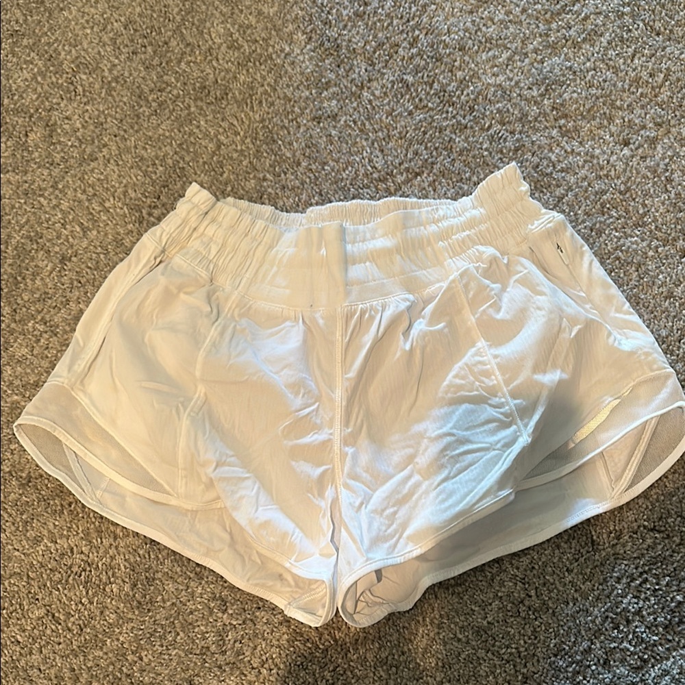 lululemon athletica White Athletic Shorts